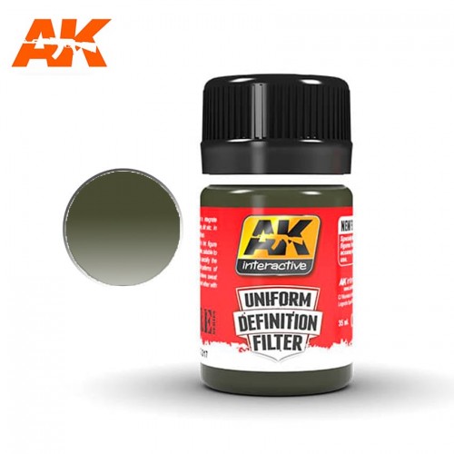 AK UNIFORM DEFINITION FILTER GREEN GLAZE 35ML AK3017